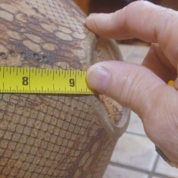 Don McWhorter Stoneware  Brown All Diffrent Each Piece Unique   9Tx5 At‎ Opening - Picture 3 of 11